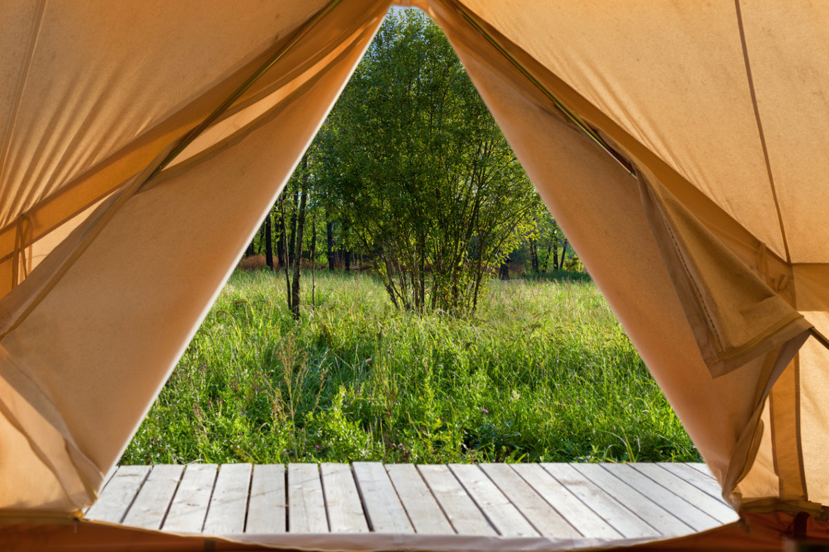 Small canvas tent on sale