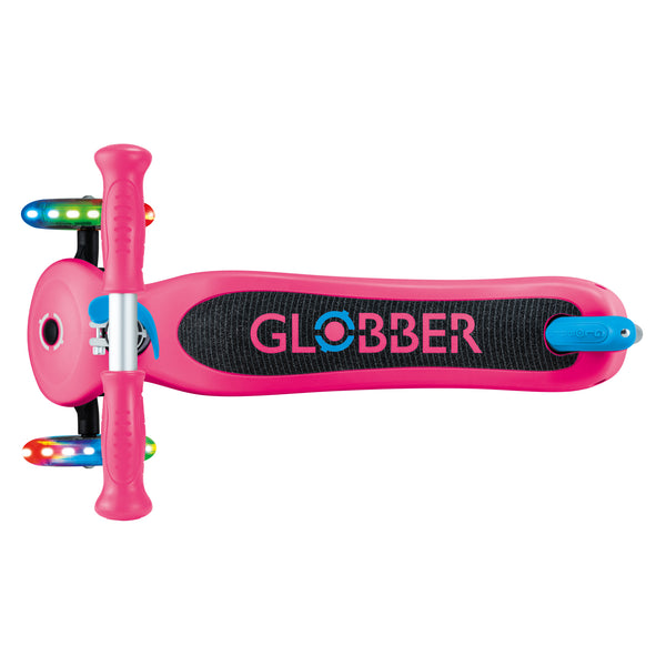 Globber Primo V2 Lights And Griptape 3 Wheel Scooter