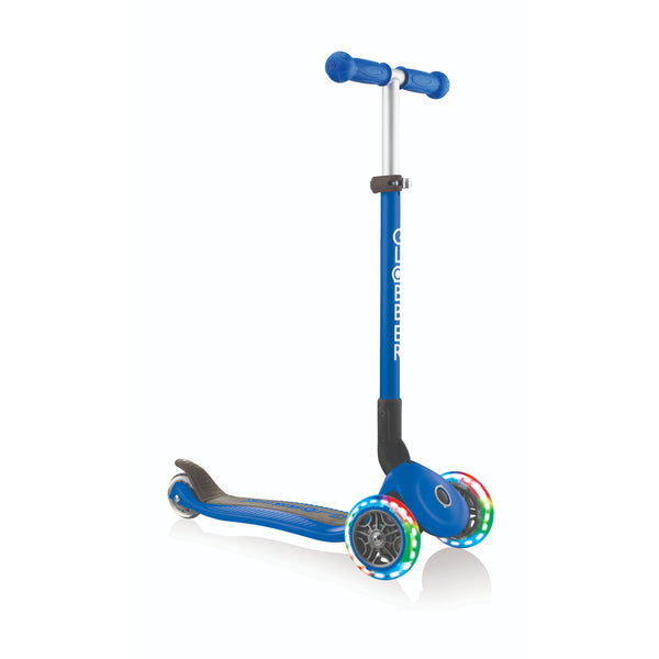 Globber Primo Foldable Lights 3 Wheel Scooter.