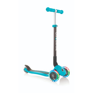 Globber Primo Foldable Lights 3 Wheel Scooter.