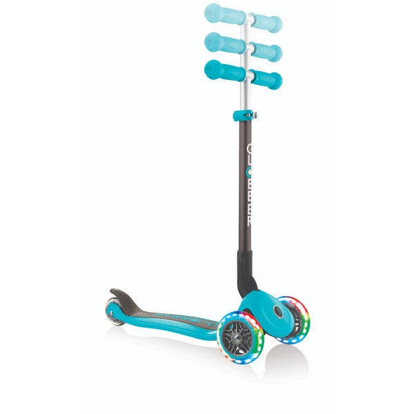 Globber Primo Foldable Lights 3 Wheel Scooter.