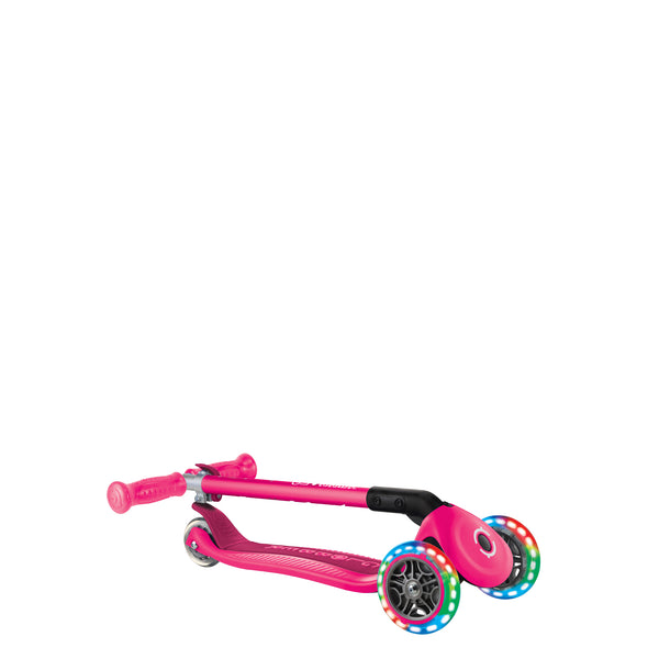 Globber Primo Foldable Lights 3 Wheel Scooter