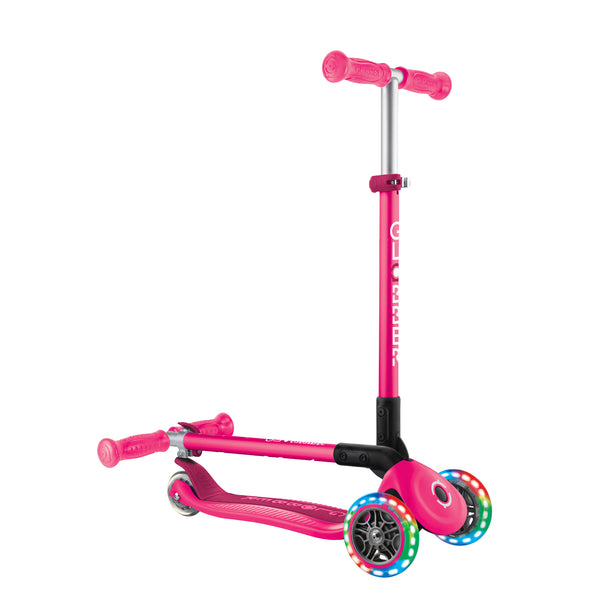 Globber Primo Foldable Lights 3 Wheel Scooter
