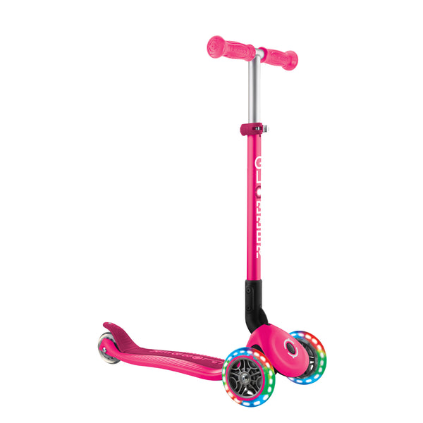 Globber Primo Foldable Lights 3 Wheel Scooter