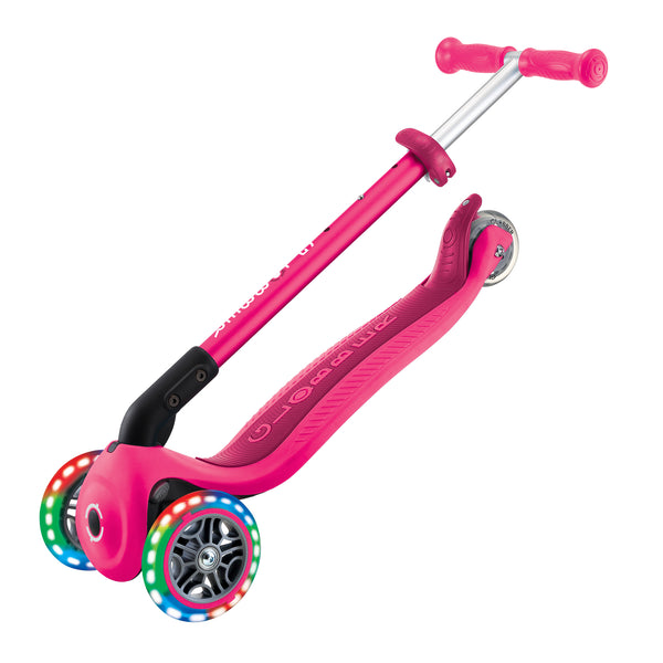 Globber Primo Foldable Lights 3 Wheel Scooter