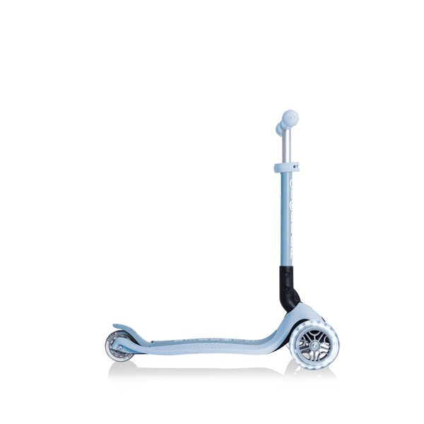 Globber Junior Ecologic Foldable Lights 3 Wheel Scooter.