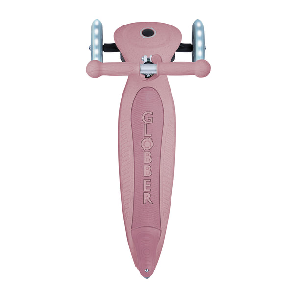Globber Junior Ecologic Foldable Lights 3 Wheel Scooter.
