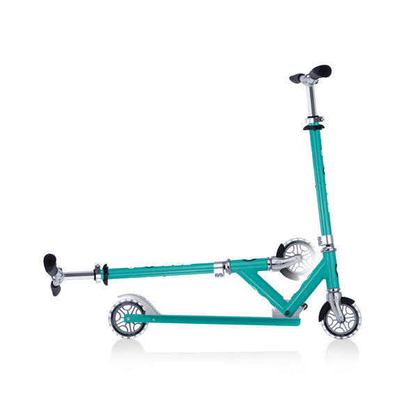 Globber Flow Element Lights Foldable Scooter.