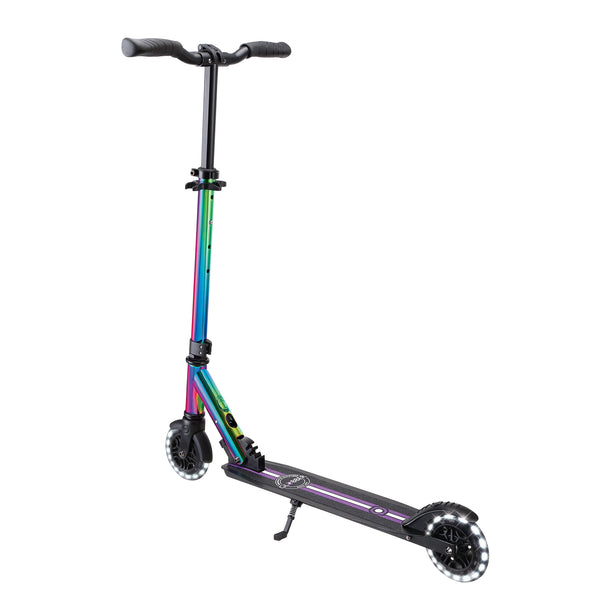 Globber Flow Element Lights Foldable Scooter.