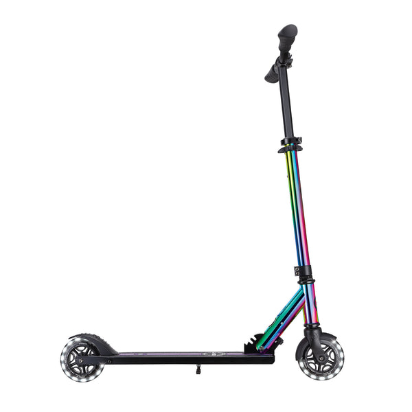 Globber Flow Element Lights Foldable Scooter.