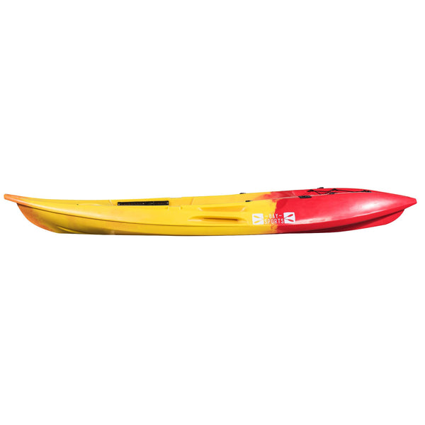 Nero 3m sit on top recreational kayak red yellow side