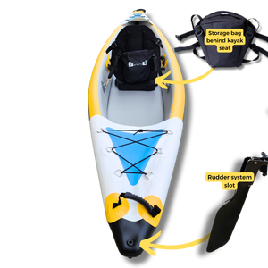 Air Glide 385 - 3.85M Single Inflatable Kayak.