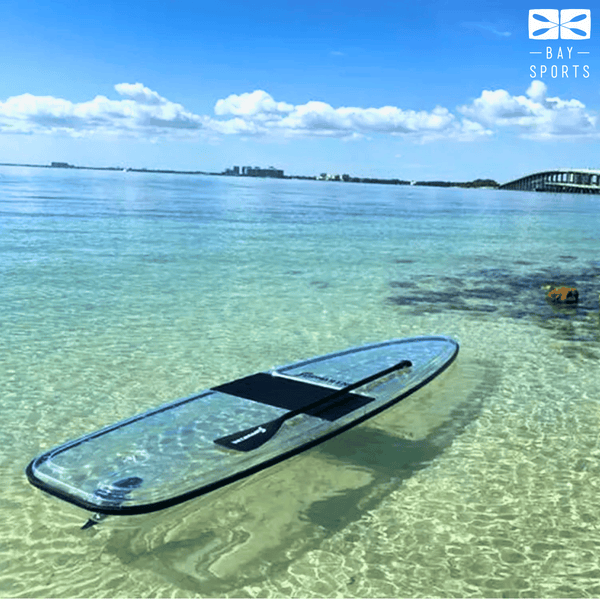Transparent Stand Up Paddle Board.