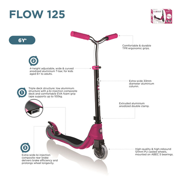 Globber Flow 125 Scooter.