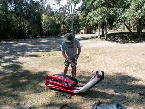 KXone Slider 485 Drop Stitch Inflatable Kayak Unpacking