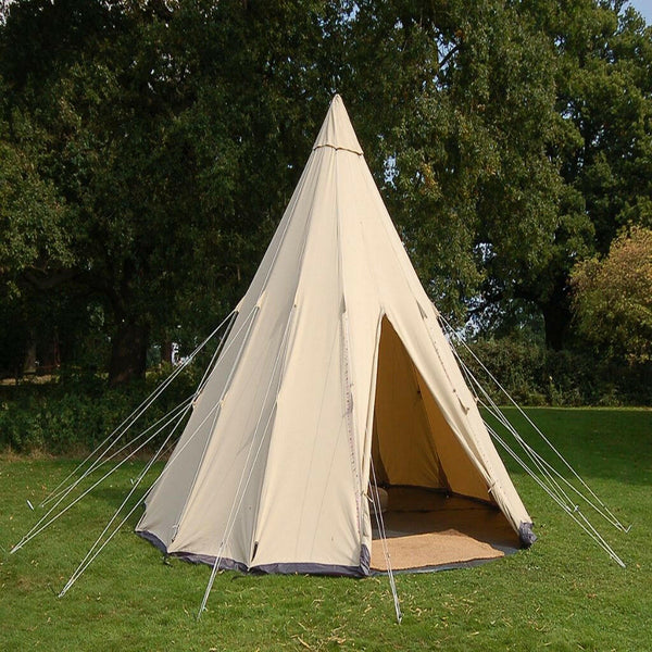 Luxury Canvas Tipi Tent.