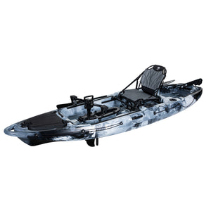 BAY SPORTS PEDAL PRO FISH 3.2M PEDAL POWERED KAYAK IN WHITE