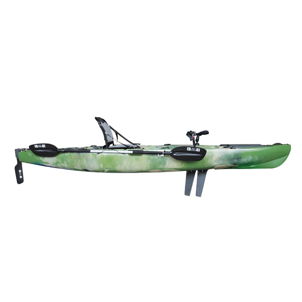 Pedal Pro Fish - 3.6m Pedal-Powered Fishing Kayak Jungle Green Camo 5
