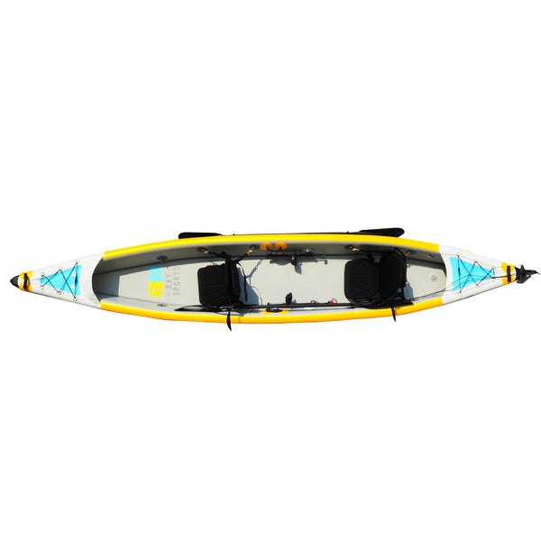 BAY SPORTS Air Glide 473 4.73m Drop Stitch Inflatable Kayak (top 1 view)