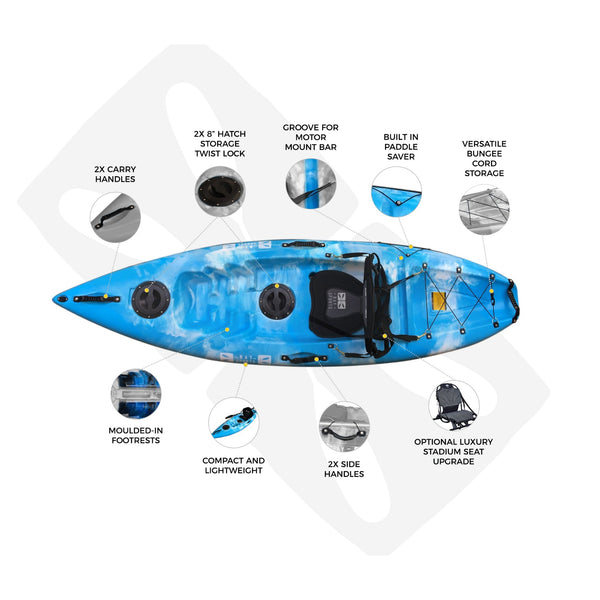Neptune - Single 2.7m Sit On Top Kayak
