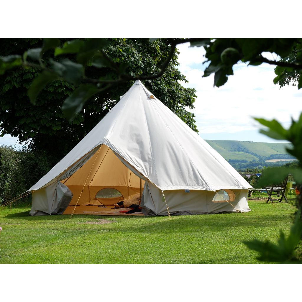 Luxury canvas glamping tents