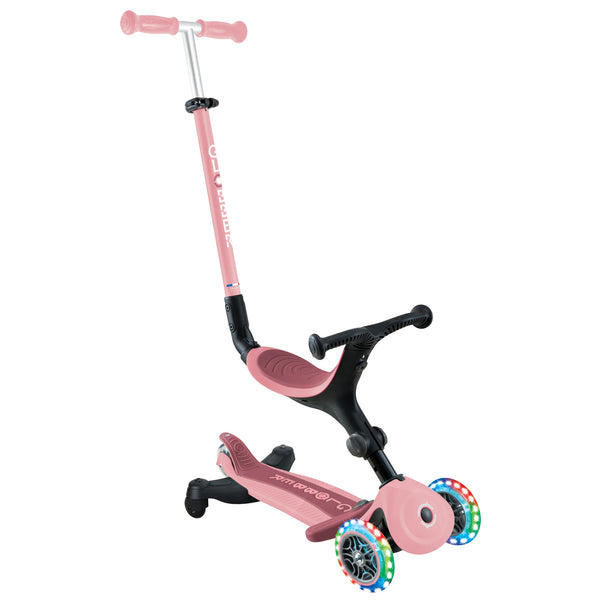 Globber Go Up Active Lights 360 Convertible Scooter
