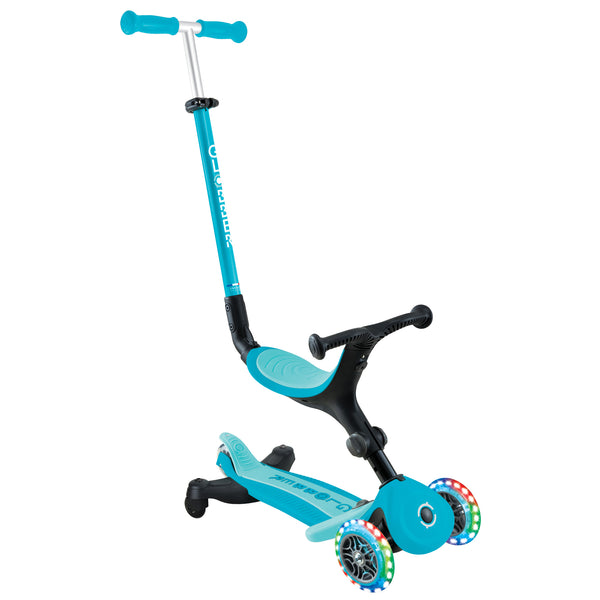 Globber Go Up Active Lights 360 Convertible Scooter