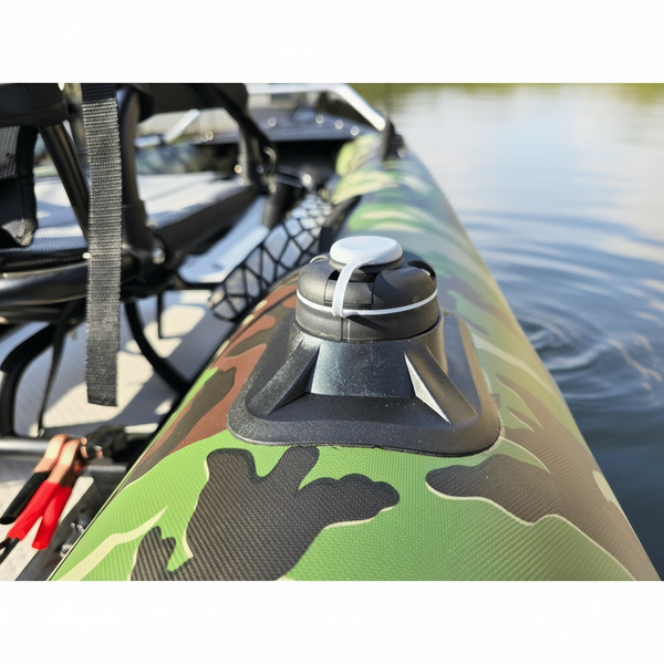 Air Glide Angler Pro 14 inflatable fishing kayak (fishing rod universal mount )