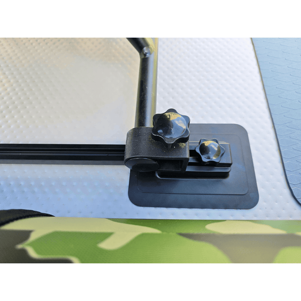 Air Glide Angler Pro 14 inflatable fishing kayak (stadium seal track rail)