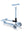 Globber Junior Ecologic Foldable Lights 3 Wheel Scooter.