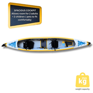 Air Glide 473 - 4.73M Double Inflatable Kayak Bay Sports