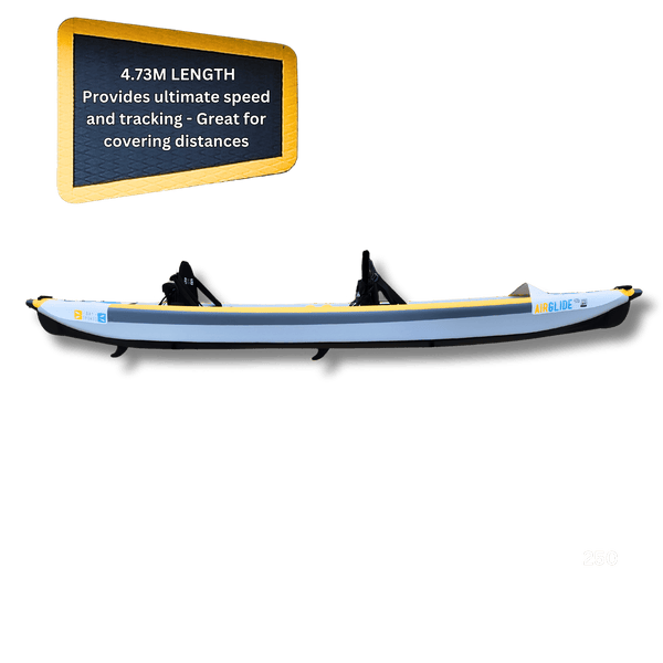 Air Glide 473 tandem fastest inflatable kayak
