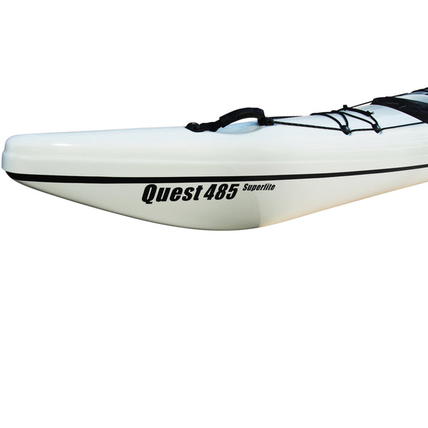 BaySportsQuest485ABSThermoKayakWhiteBowCLoseUp