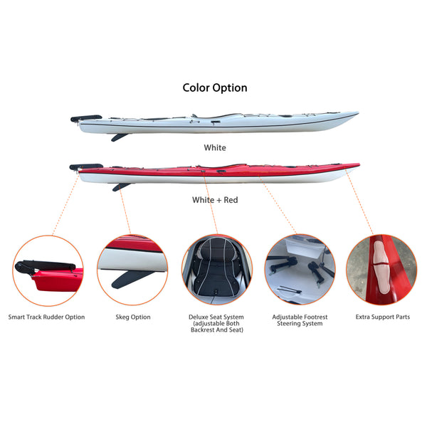 Quest 485 ABS Superlite - 4.85m Single Sit-In Touring Kayak