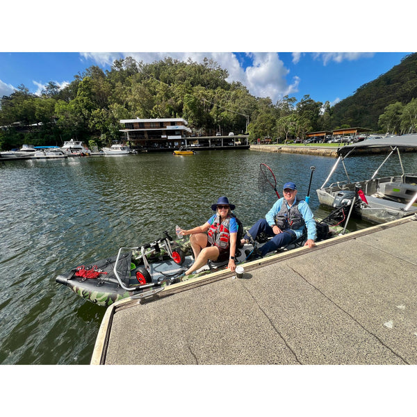 Air Glide Angler Pro 14 - 4.3m Tandem Inflatable Fishing Kayak