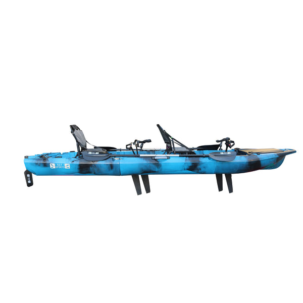 Bay Sports Pedal Pro Modular 4.2m tandem pedal kayak blue camo 11