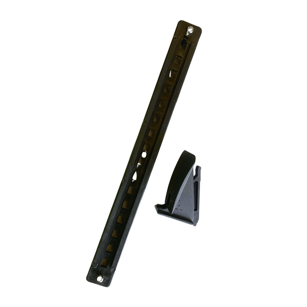 Kayak Footrest and Rail for Rudder System