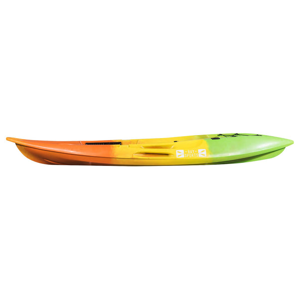 Nero 3m sit on top recreational kayak green yellow orange