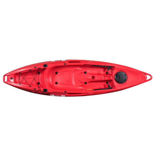 Nero 3m sit on top recreational kayak red top