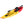 Nero 3m sit on top recreational kayak red yellow front