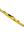 Quest 485 ABS Thermo Kayak Yellow Deck (side view)