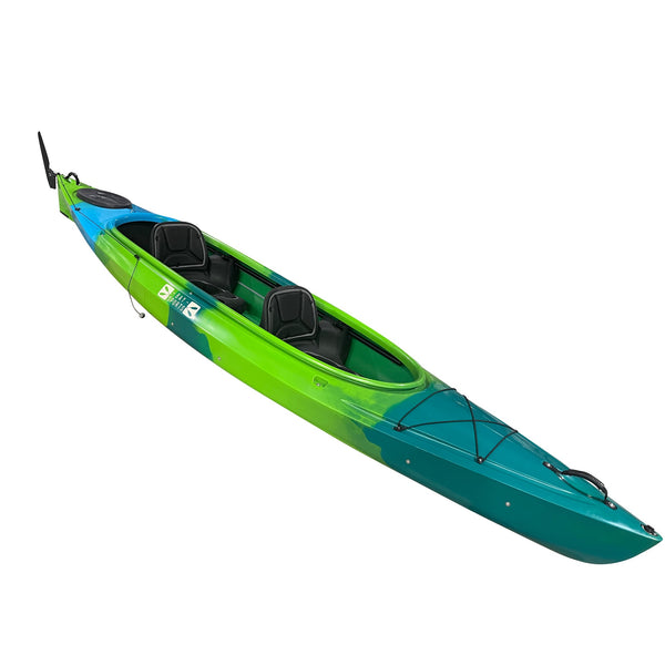 SERENITY DUO TANDEM SIT IN KAYAK LIME GREEN 2