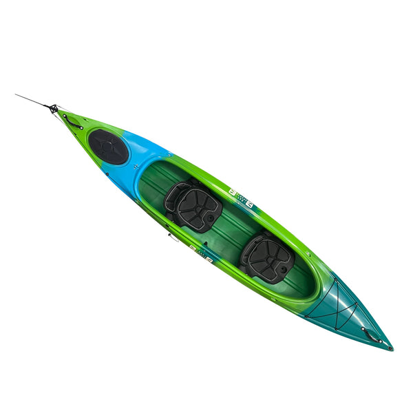 SERENITY DUO TANDEM SIT IN KAYAK LIME GREEN 5