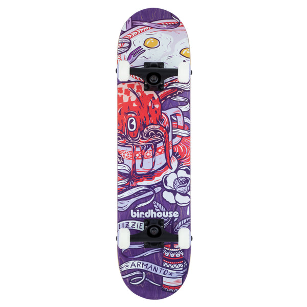 Birdhouse Tony Hawk Level 3 Lizzie Armanto Favourites Purple 7.75 Complete Skateboard