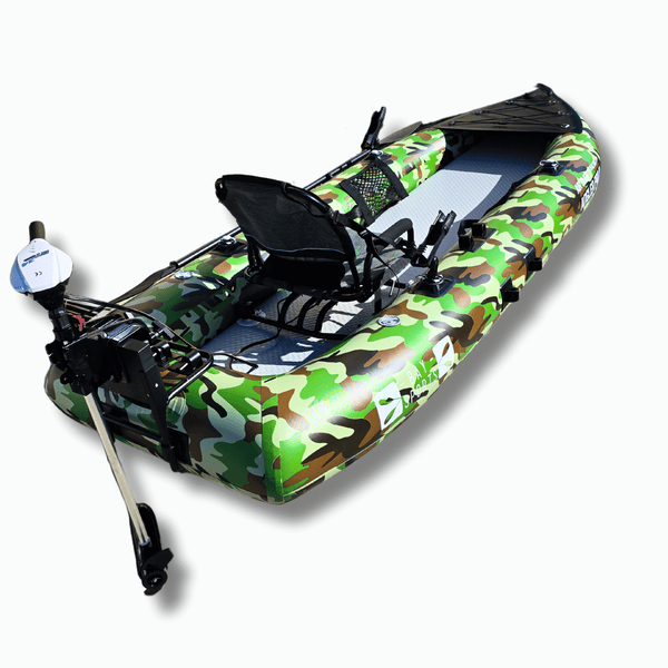 AirGlide Angler Pro 10 - inflatable fishing kayak (rear right view)