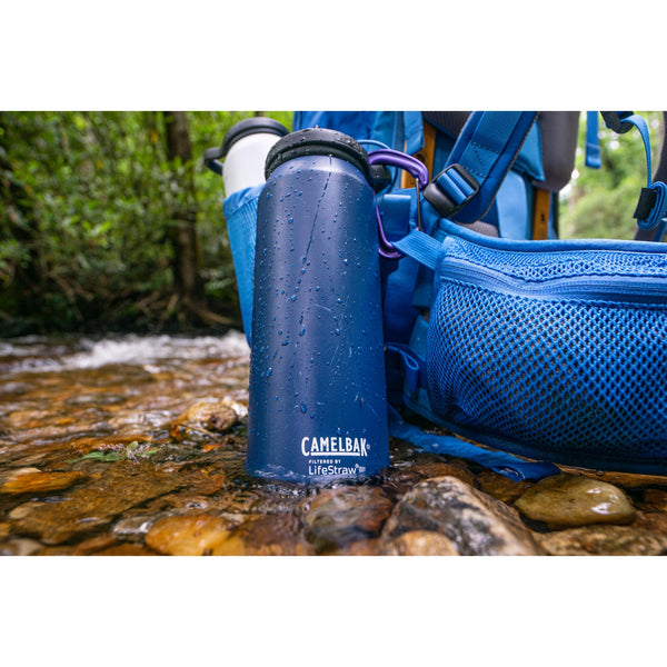 CamelBak Eddy+ 1L Stainless Steel Vacuum Insulated filtered by LifeStraw Water Bottle