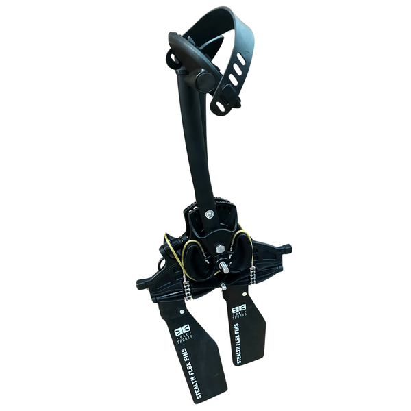 Bay Sports StealthFlex Kick Up Fin Drive System (from above angle)