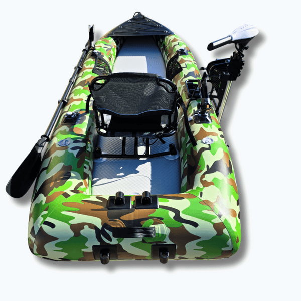 AirGlide Angler Pro 10 - inflatable fishing kayak (rear view)