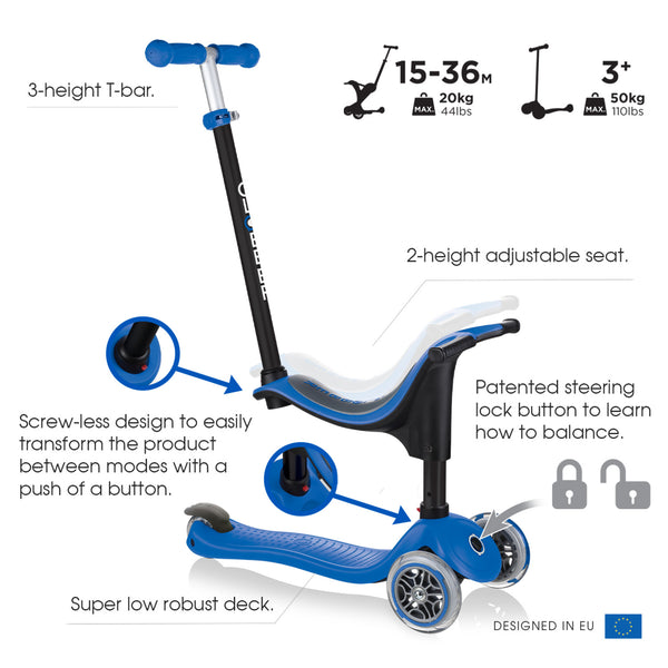 Globber Go Up Sporty Scooter