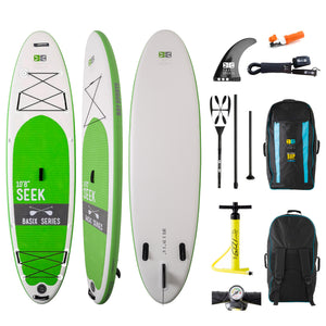 10'8" Seek (BasiX Series) - Inflatable Stand Up Paddle Board Package.